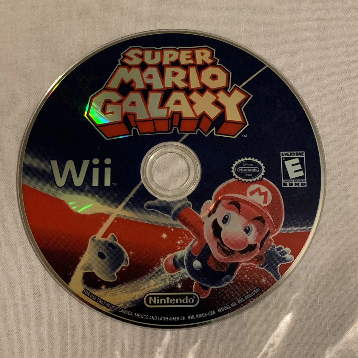 Nintendo WII Super Mario Galaxy Disc Only