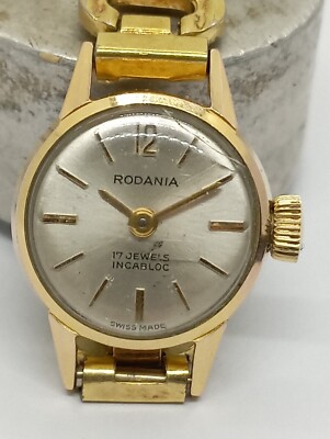 エルジン RODANIA swiss 時計 スイス製 ゴールド ロダニア金硬貨入 VINTAGE Rare Rodania Swiss Made Watch Gold Plated G20 Cal. ETA