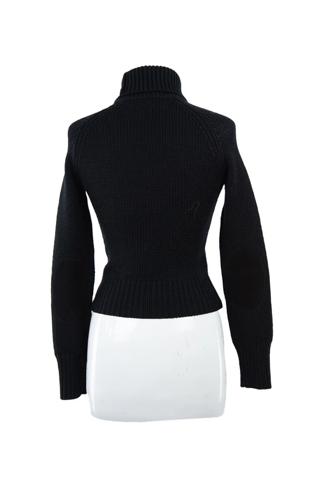 Paul Smith Women Sweaters Turtlenecks MED Black Wool - Image 2 of 2