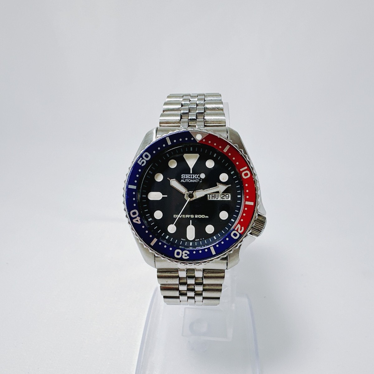 Seiko Divers Watch Scuba 7S26-0020 SKX009 Pepsi Navy