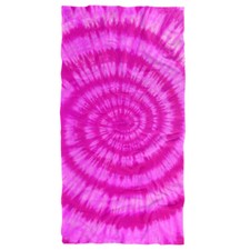 Pink Tie-Dye Beach Towel 30"x60"