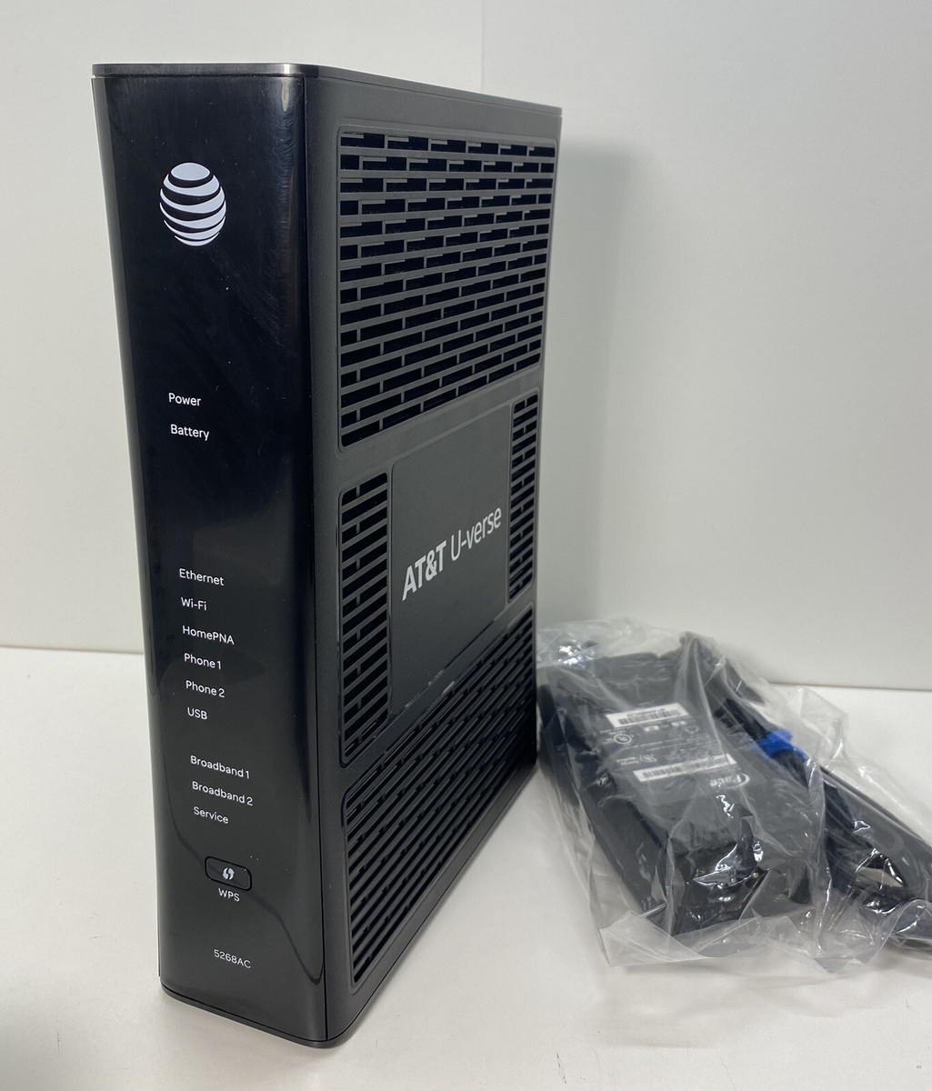 AT&T U-Verse Pace 5268AC FXN Gateway Internet Wireless Modem