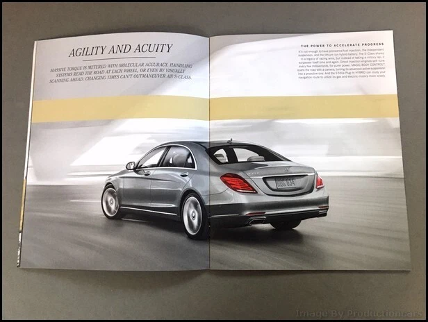 2016 Mercedes Benz S-Class 30-page Car Brochure Catalog - S550 S600 S63 S65 AMG - Image 4 of 4