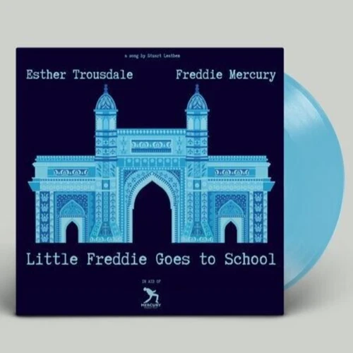 Freddie Mercury ' Little Freddie Goes To School' 7" Blue Vinyl Single (Queen)