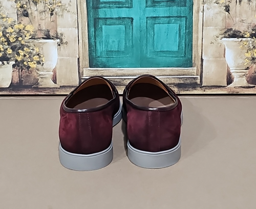 Zapatos Magnanni suela de goma sin cordones Bullock Jones púrpura - Imagen 4 de 9