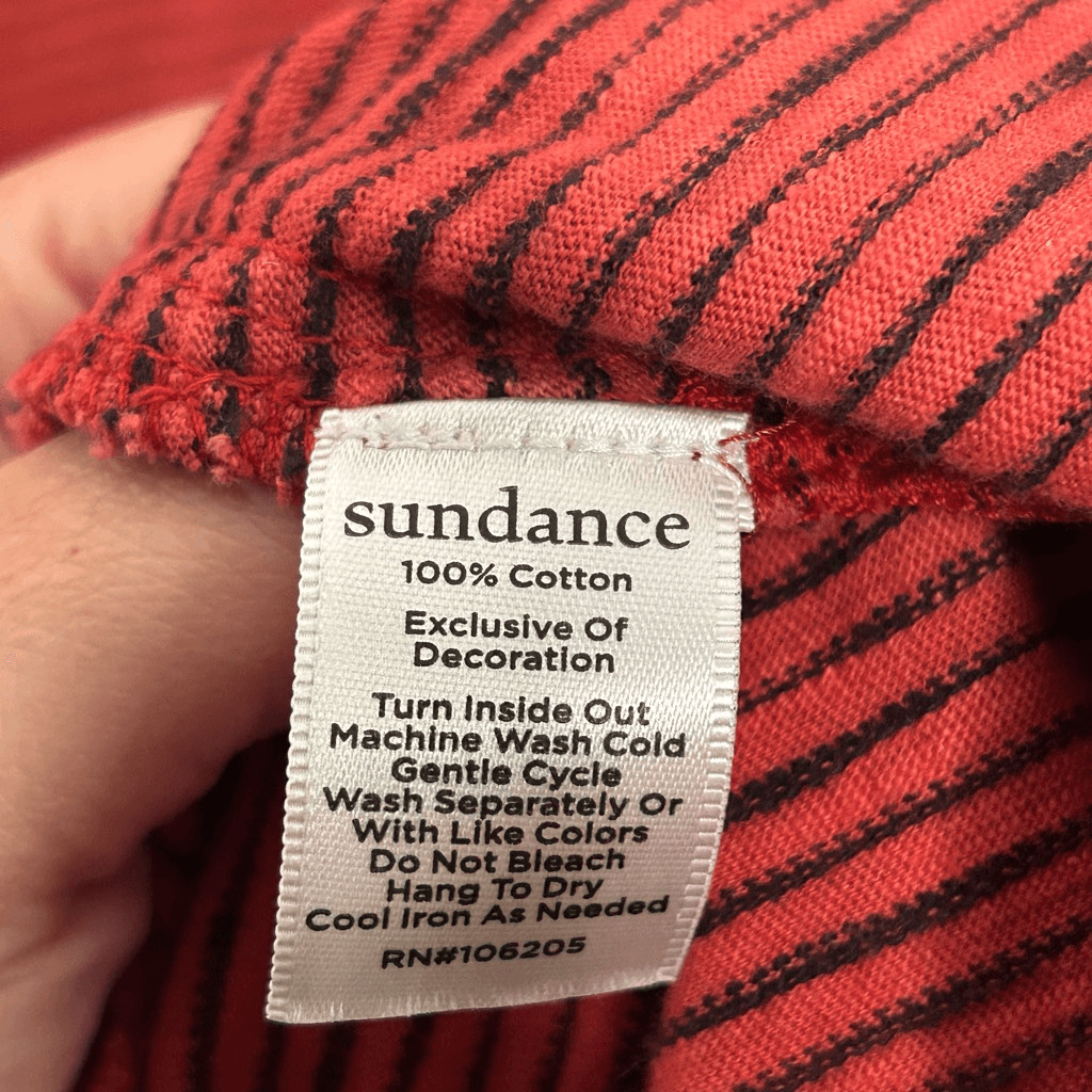 Sundance Catalog Candace Shirt Dress Orange Micro… - image 9