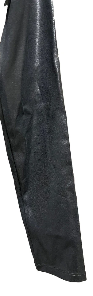 Black Faux Leather Bodysuit Size Large  - Image 2 of 4