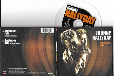 CD DIGIPACK TRANSPARENT 2T JOHNNY HALLYDAY EINIGE CRIS EDIT. LIMITIERT SEHR GUTER ZUSTAND