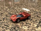 Hot Wheels Redline CHAPARRAL 2G Red HK Black Interior with HTF Tabbed Base
