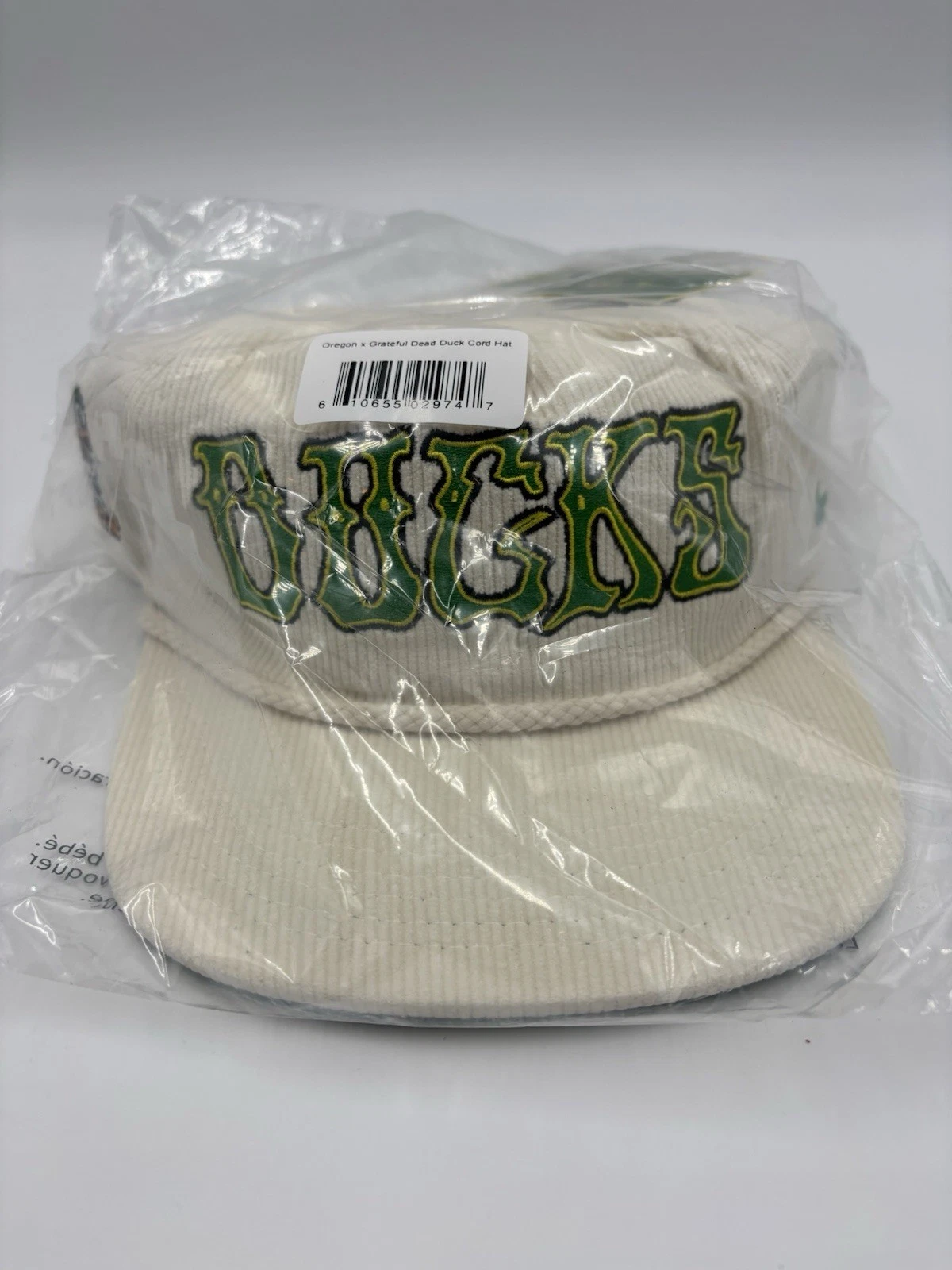Nike x Grateful Dead X Oregon Ducks Corduroy Hat Cream One Size Adjustable
Opens in a new window or