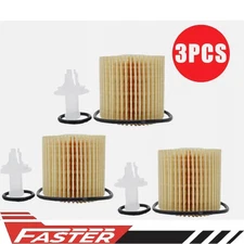 3 OIL FILTER Cartridges TOYOTA NEW! 04152-COROLLA PRIUS C-HR SCION PRIUS LEXUS