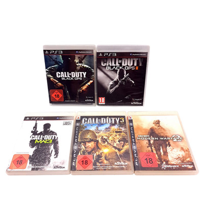5x Call of Duty Black Ops 2 - Modern Warfare - PS 3 - Bundle - Spiel - gebraucht