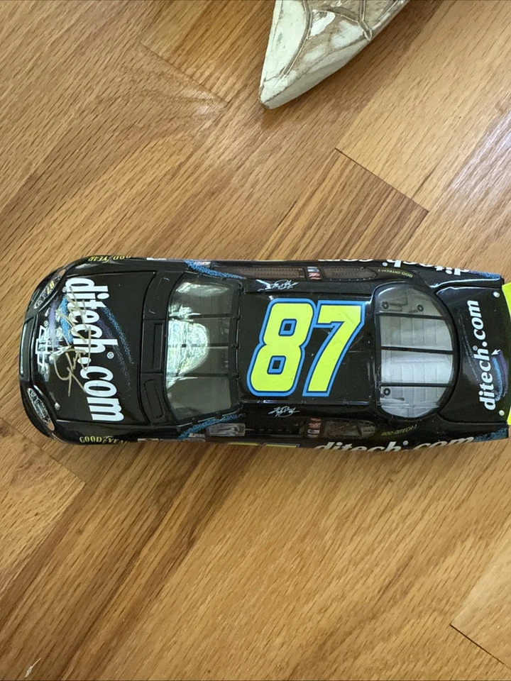 Kyle Busch #87 Dietech Monte Carlo 2003 1:24 Scale Diecast Autograph /2,400 - Image 2 of 4