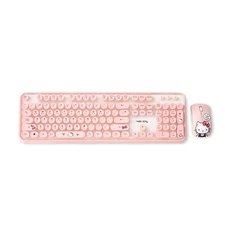 [Hello Kitty] Hello Kitty No Noise Wireless Keyboard Mouse Set