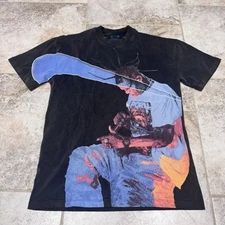 Travis Scott Jordan Calabasas Small  Oversized Rap Tee Hip Hop Cactus Jack Black