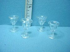 Miniature Wine Glasses (4) #HB009 Bright Delights 1" (1:12) Scale