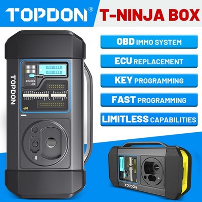 TOPDON T-Ninja Box All Keys Lost Key Programmer IMMO EEPROM MCU Reader Gearbox