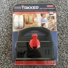 Takker Easy One-Step Hardwall Picture Frame Hanging Tool Kit & Refill Pack