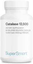 Supersmart - Catalase 500mg per Day (12500 CatU) - Natural Enzyme