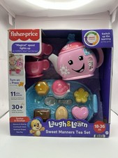 NEW Fisher Price Laugh and Learn Sweet Manners Tea Set Teapot Toys Toddler Kids