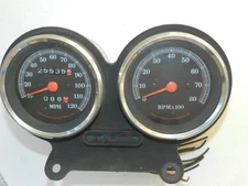 HARLEY SPORTSTER FXR DUAL GAUGE CABLE SPEEDOMETER TACH CLUSTER