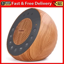 Sound Machine White Noise Rain Ocean Soothing Sounds Therapy Relax Sleep Music