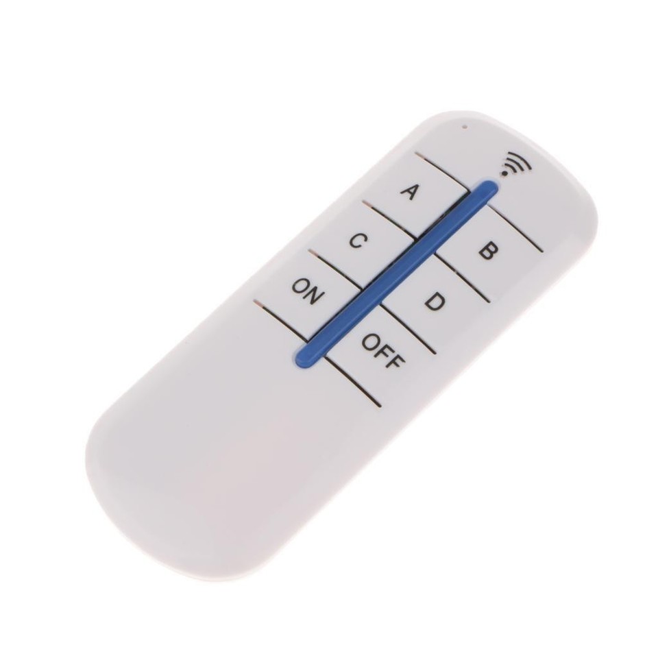 Wireless 4 Way ON/OFF Wall Lamp Light RF Remote Control Switch Module ...