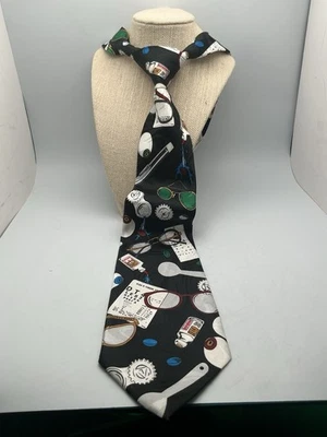 Steven Thomas, Optometrist/Ophthalmologist Men’s Eye Exam Novelty 57” Neck Tie - Image 1 of 4