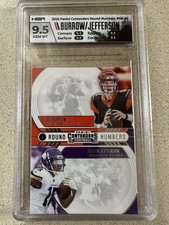 2020 Panini Contenders - Joe Burrow Justin Jefferson #RN-BJ HGA 9.5