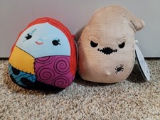 SQUISHMALLOW 5" Nightmare Before Christmas Sally Oogie Boogie Set NWT