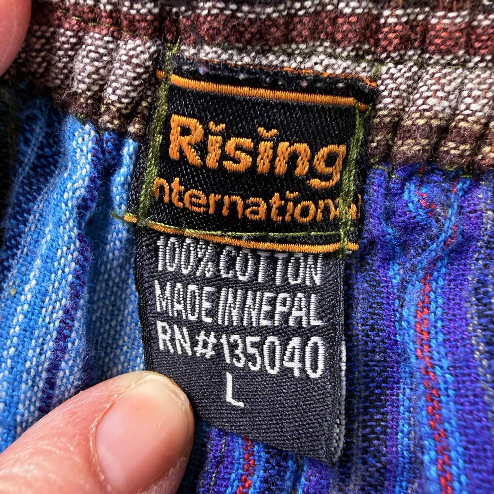 Rising International Large Patchwork Cargo Jogger… - image 7