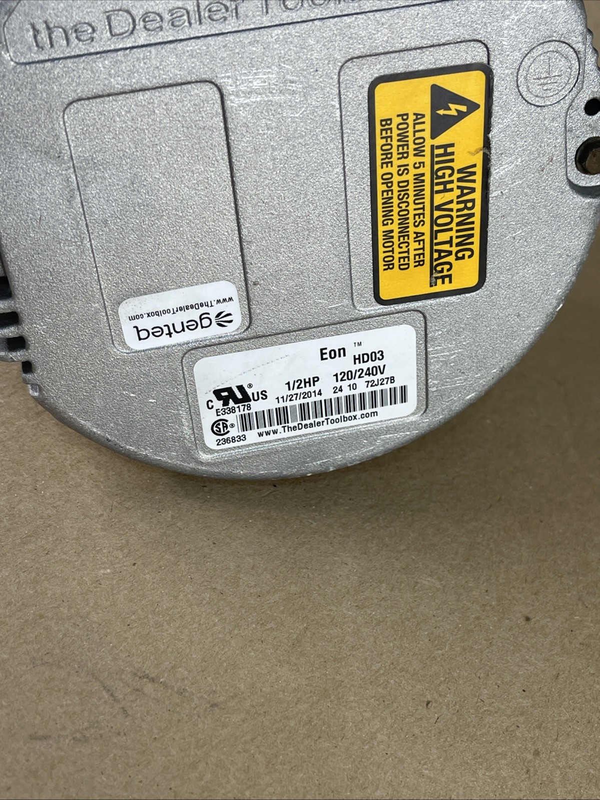 TESTED!!  HD03 GE Genteq ECM 1/2 HP Blower Motor 5SBA39GL HD44AR120 (M42)