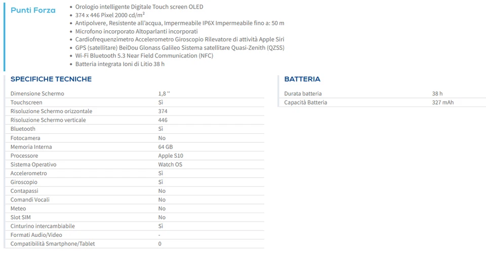 ULTIMO Apple Watch Series 11 GPS 42mm cassa Alluminio EAN 0195950461954 MEU74QL/ - Immagine 2 di 2