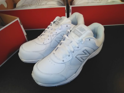 New Balance WW456WS D Women's Walking White Size 9.5 Shoes Sneakers Leather NIB