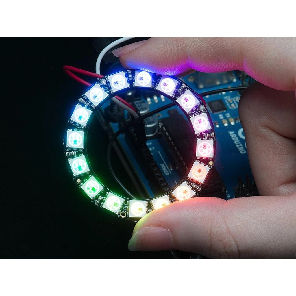 Adafruit NeoPixel Ring - 16 x 5050 RGB LED - Thumbnail 5