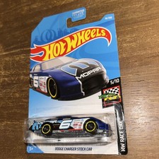 2019 Hot Wheels Dodge Charger Stock Car Blue HW Race Day 6 MOPAR