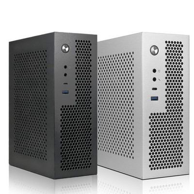Mini ITX Computer Case with 300W 1U Small Power Supply Steel Mini Tower Cases