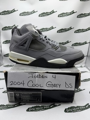 Size 12 - Air Jordan 4 Retro 2004 Cool Grey for sale online | eBay