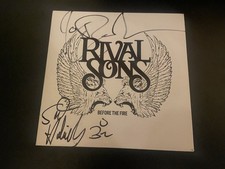 Before The Fire by Rival Sons Advanced Copy Cd Autographed