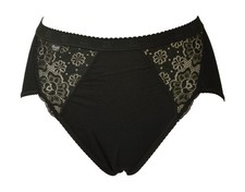 SLOGGI women's briefs, cotton blend, stretch panties with lace inserts, underwea