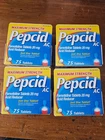 LOT OF 4- Pepcid AC Maximum Strength for Heartburn Relief - 75 count