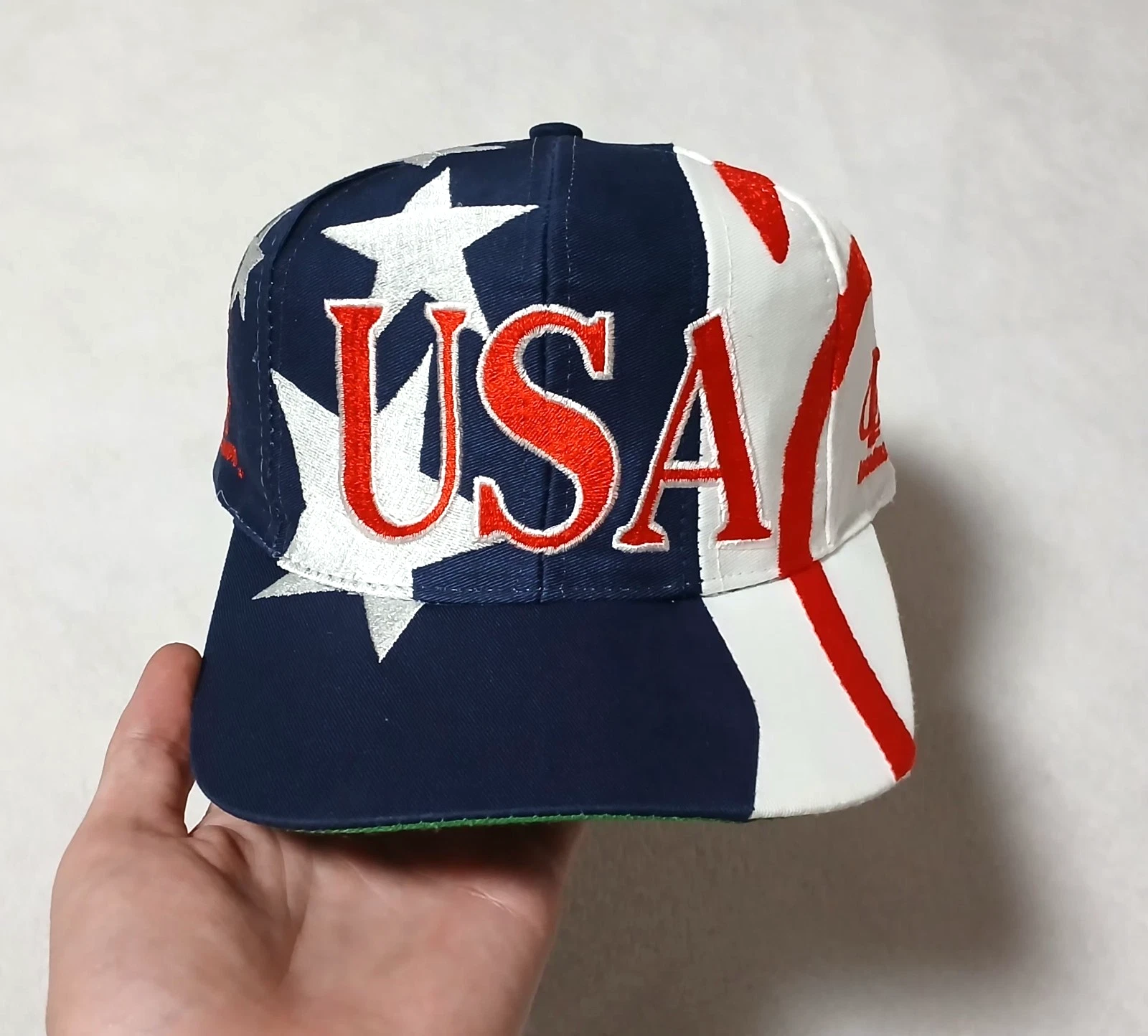 Vintage Olympics Snapback Hat Logo Athletic USA Olympic Games Collection 1996