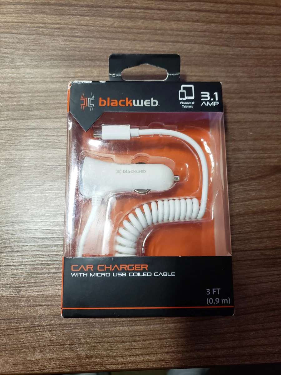 Blackweb White Cell Phone Car Chargers for sale