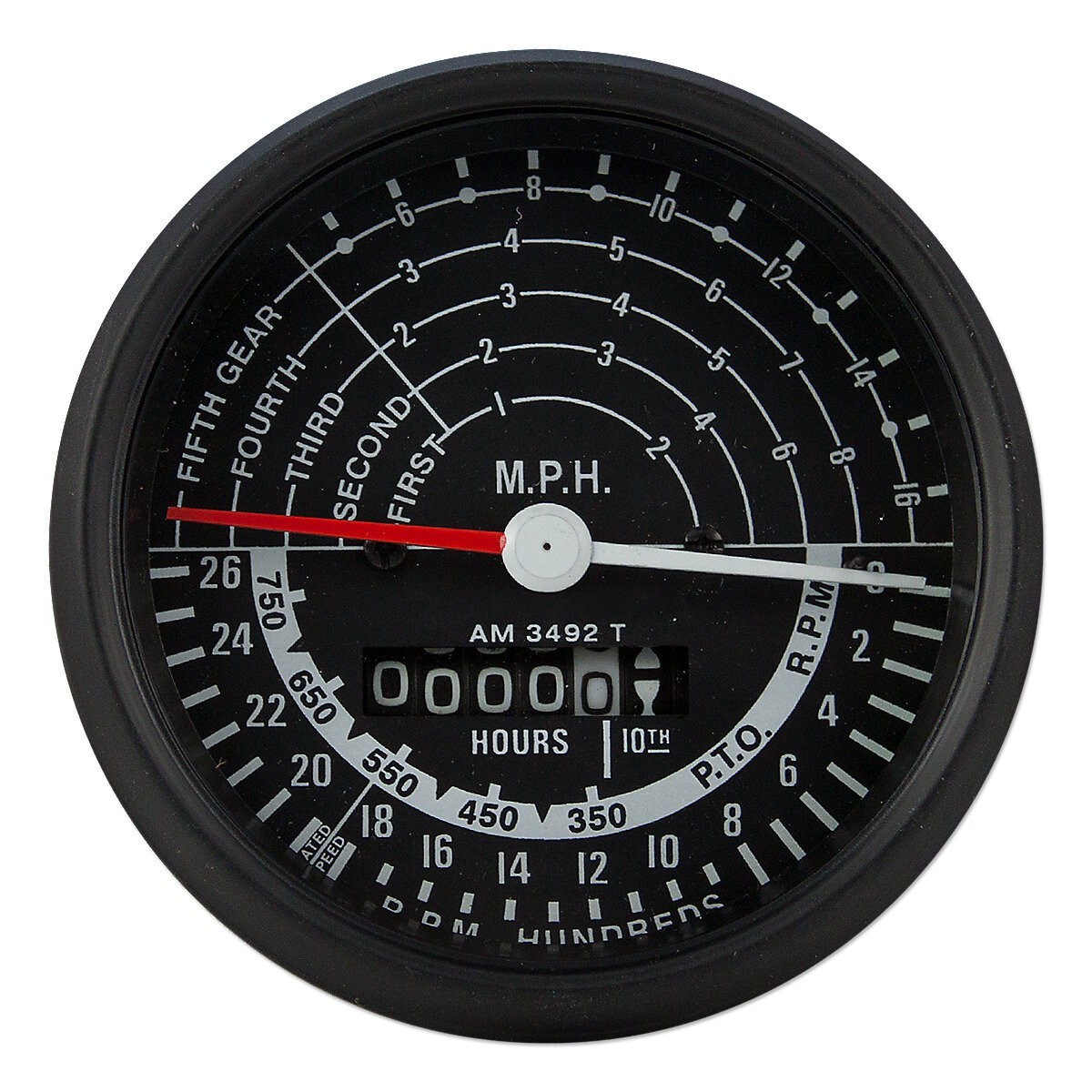 AM3492T Tachometer Fits John Deere 430 with 5 Speed Transmission Except Crawler