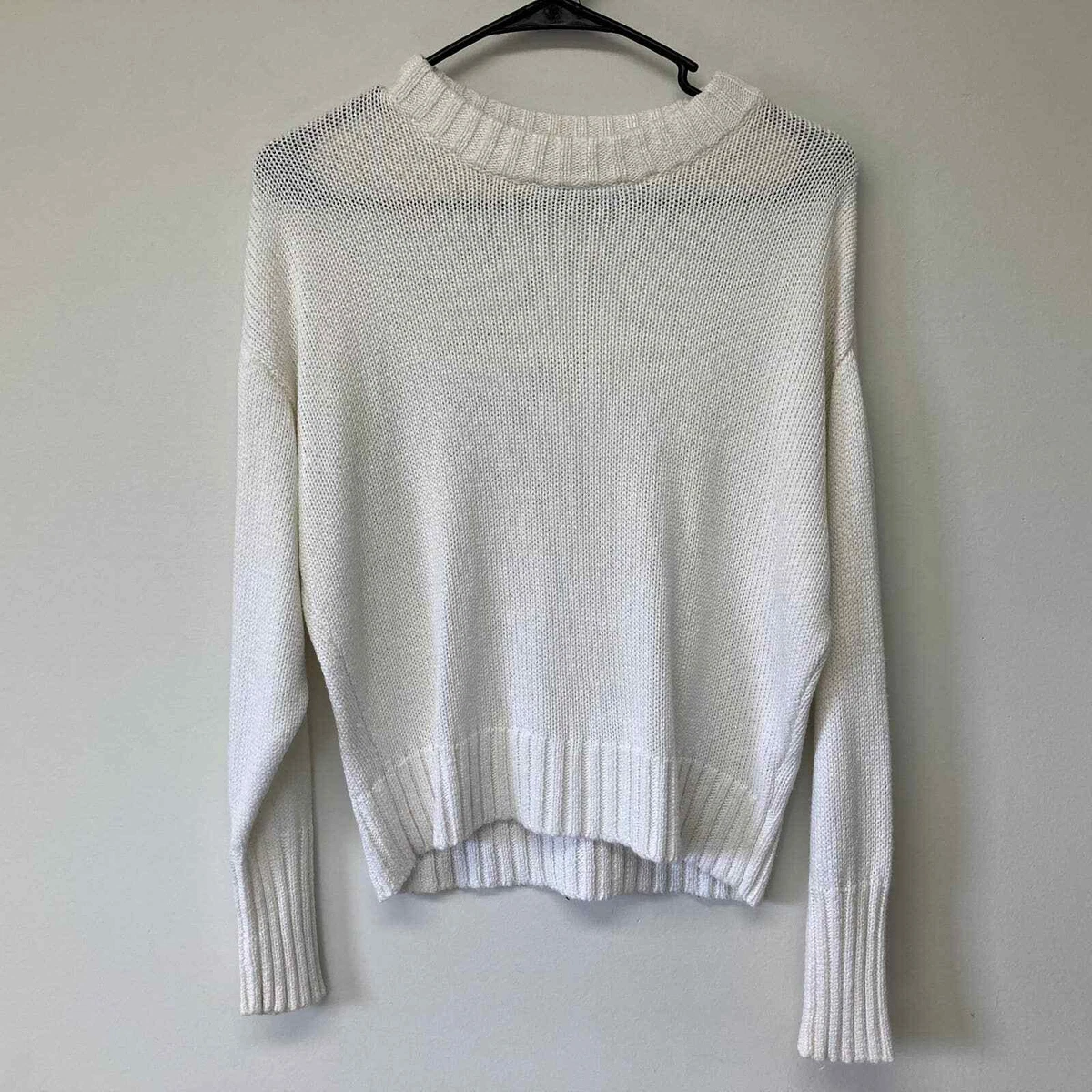 Something Navy Subtle Sheen Crew Neck Sweater eBay