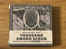 Dr Squatch Thousand Sword Scrub Game Of Thrones Limited Edition Bar Soap 5oz