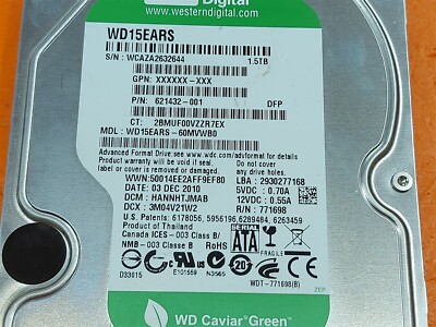 HDD Hard Drive SATA Desktop 3.5