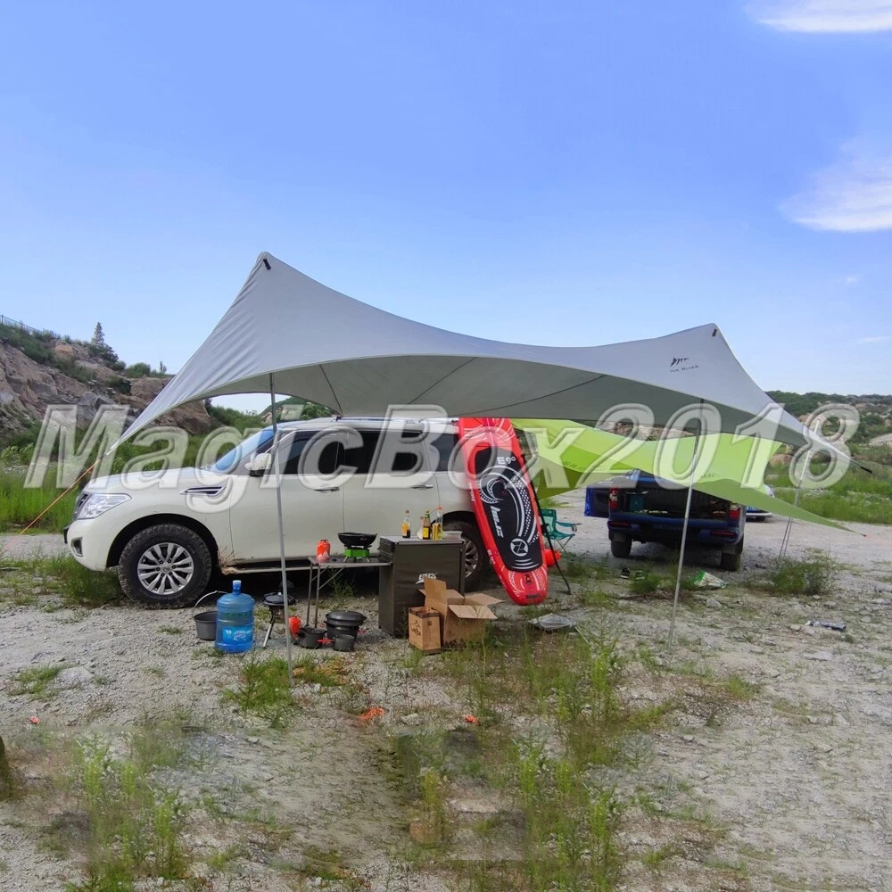 Waterproof Car Sunshade Portable Outdoor Camping Sun Shelter Awning Tent  Picnic