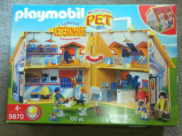 playmobil vet clinic 5529