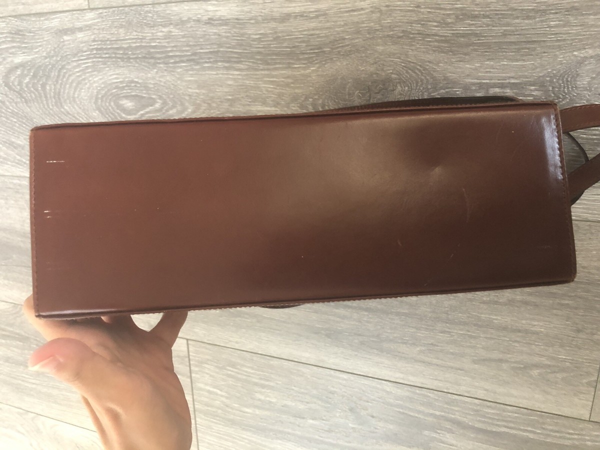 SALVATORE FERRAGAMO Gancini 2Way Shoulder Hand Bag Leather